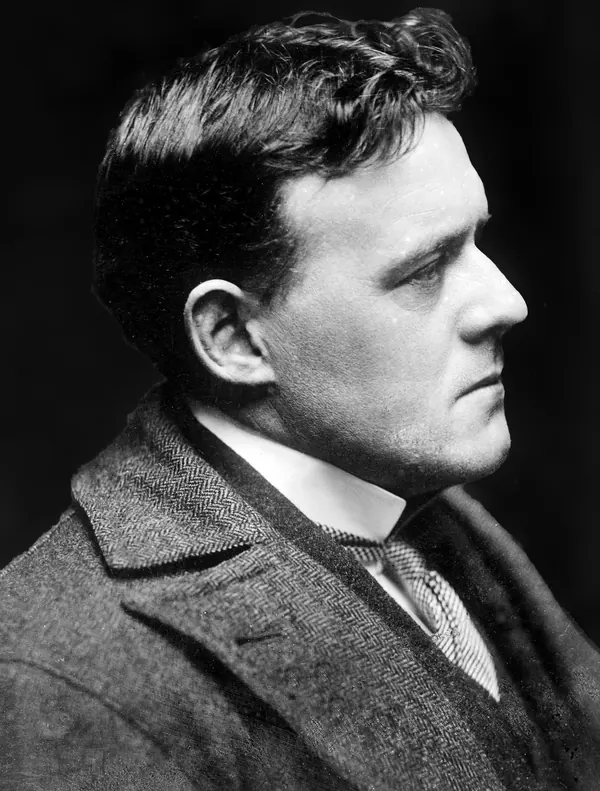Retrato de Hilaire Belloc em 1910