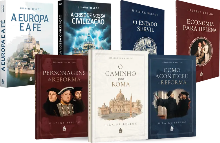 Os sete livros de Hilaire Belloc da Caravelas