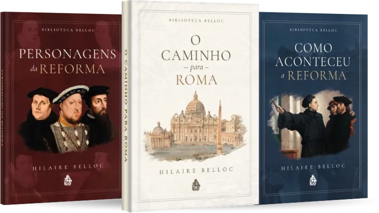 Os três livros da trilogia Todos os Caminhos Levam a Roma